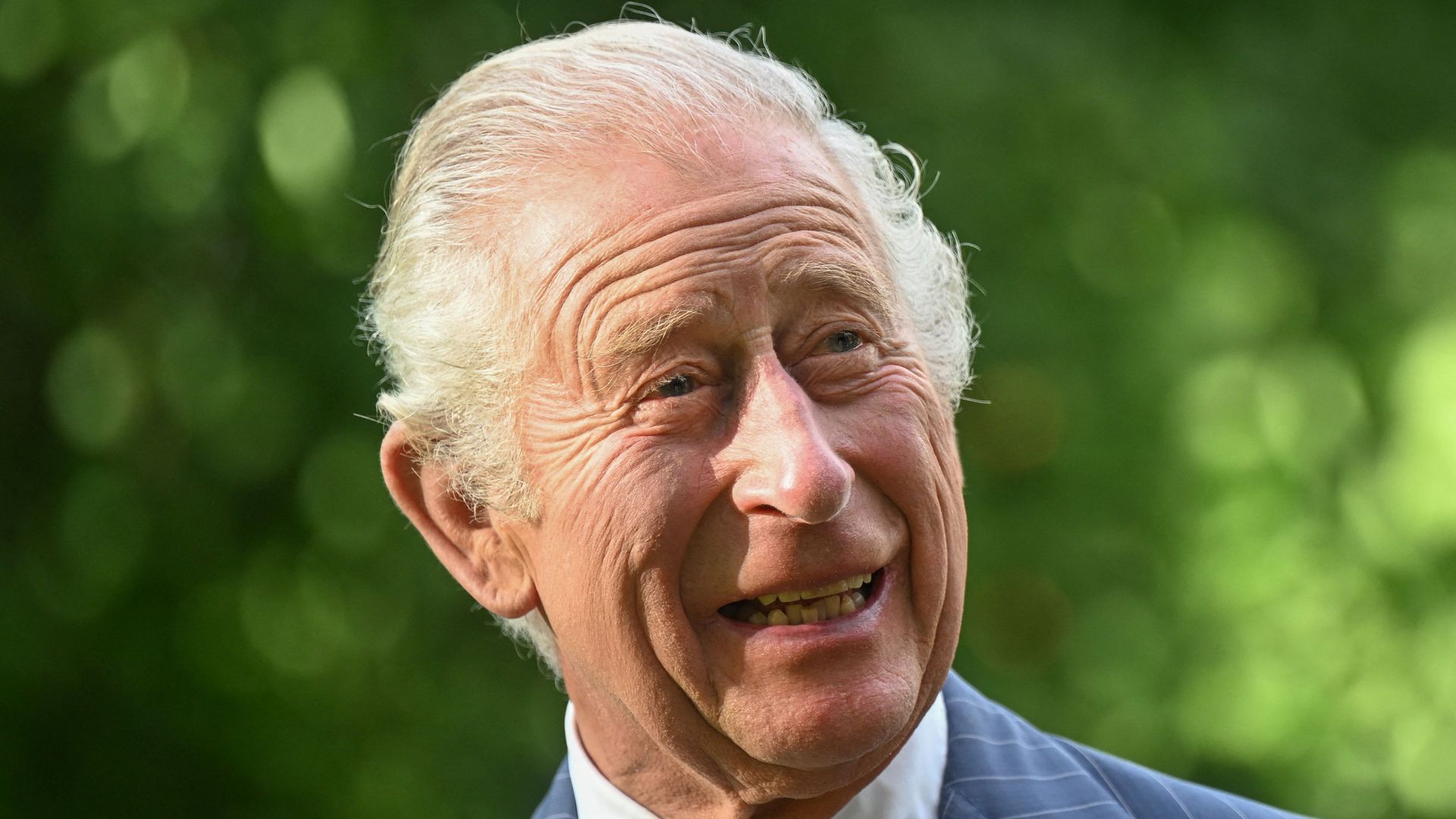king charles during tree planting ceremony